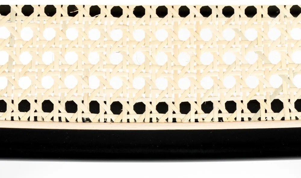 Черни ратанови столове за хранене в комплект от 2 Jort - Zuiver