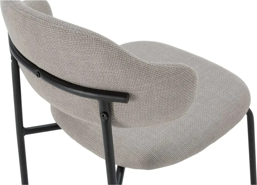 Светлосиви трапезни столове в комплект от 4 бр. Adriel – Marckeric