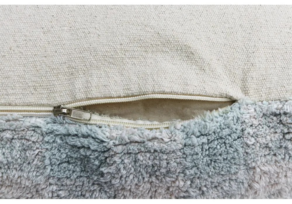 Светлосин детски пуф Vichy Blue Sage – Lorena Canals