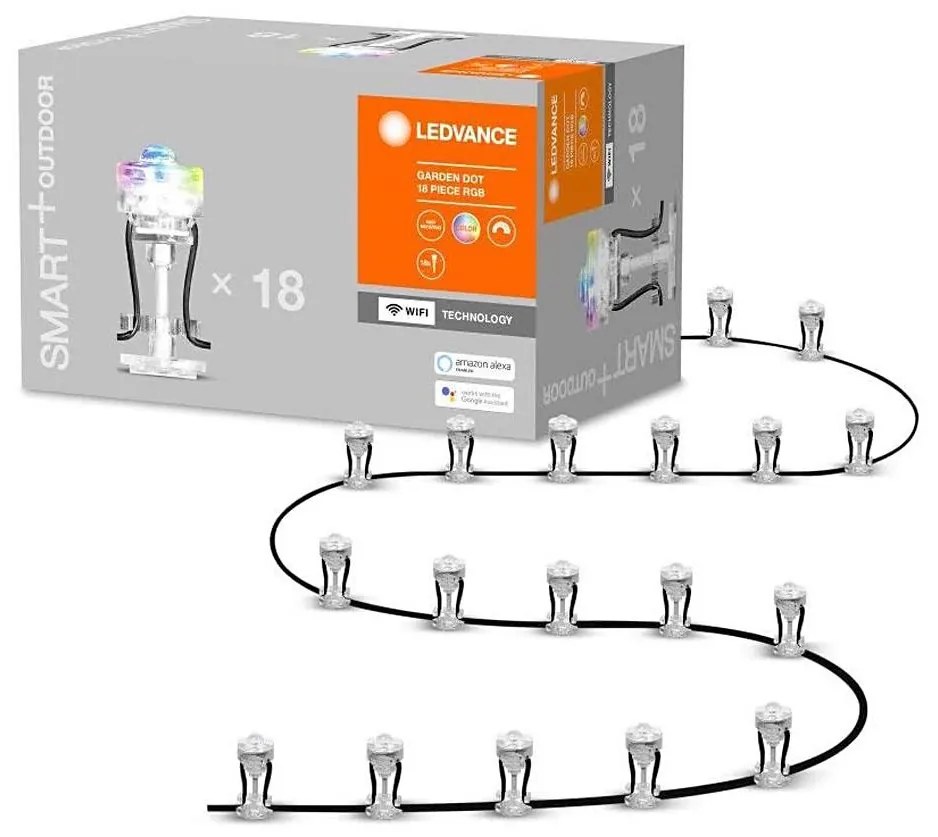 Ledvance - LED RGB външно декоративно осветление SMART+ 18xLED/4W/230V IP65 Wi-F