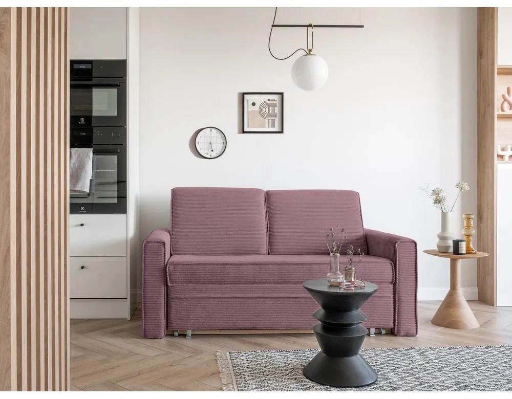 Розов разтегателен диван 168 cm Lucky Lucy - Miuform