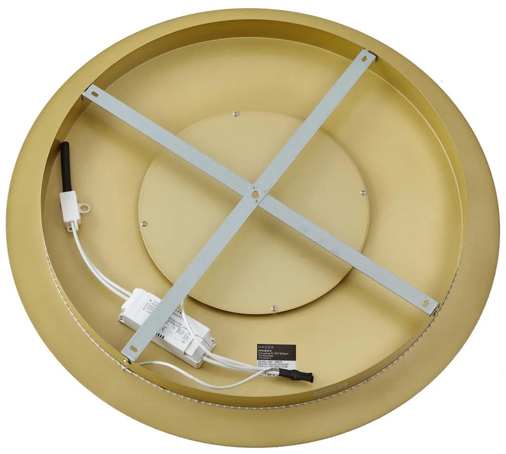 Модерна таванна лампа златна 60 см вкл. LED 3-степенно димиране - Morning