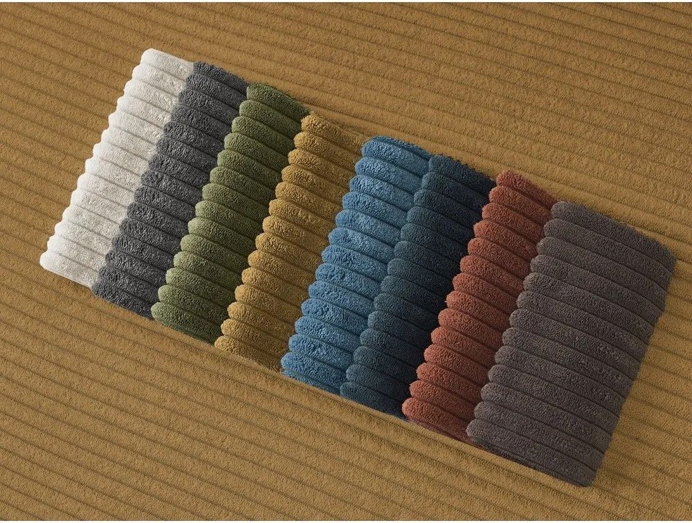 Диван от рипсено кадифе в цвят горчица 242 cm Giorgia – Bobochic Paris