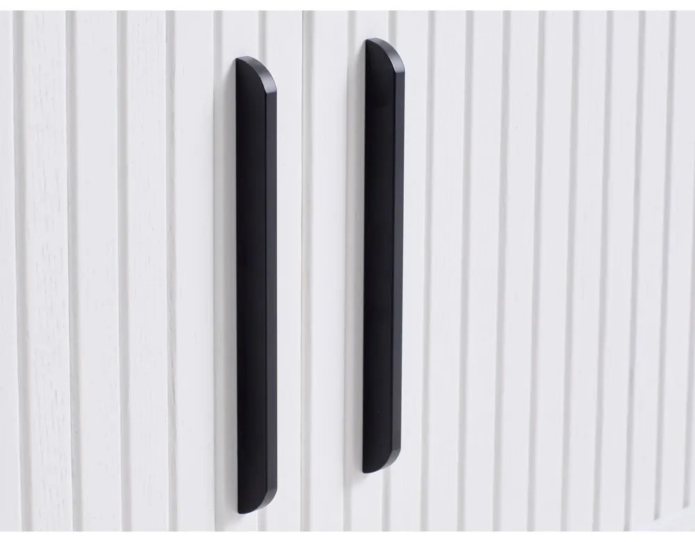 Бяла маса за телевизор 180x56x45 cm Nola – Unique Furniture