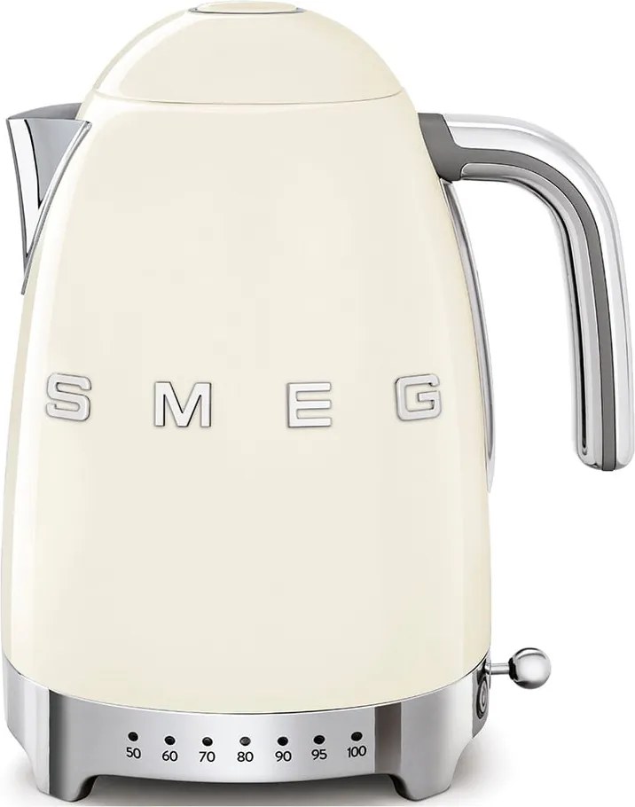Кремава електрическа кана от неръждаема стомана 1,7 l Retro Style – SMEG