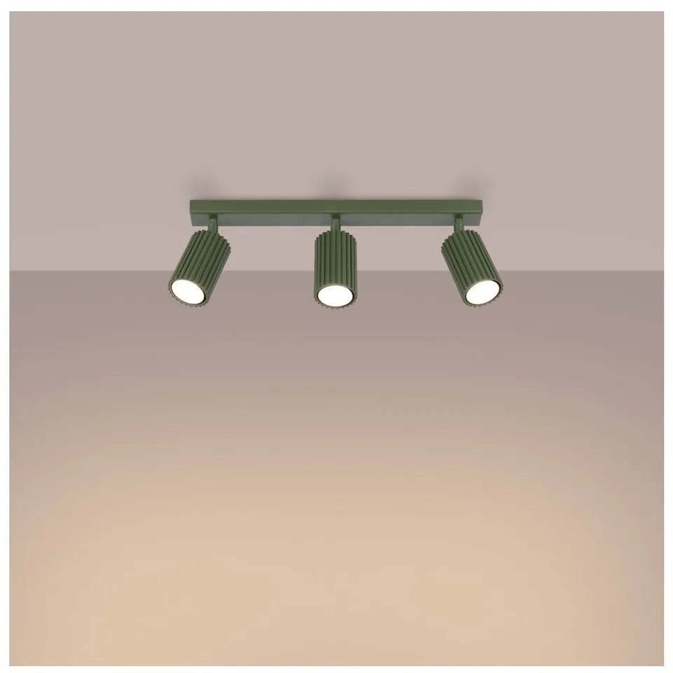 Зелен прожектор 6,5x45 cm Gleam – Sollux