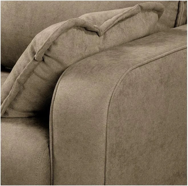 Светлокафяв ъглов диван (ляв ъгъл) Beata - Ropez