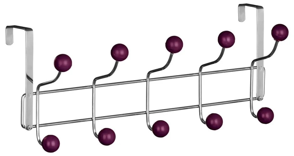 Метална закачалка за врата в цвят бордо-сребро 41 cm - Premier Housewares