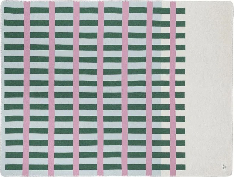 Зелено/розово одеяло 160x200 cm Onu – noo.ma