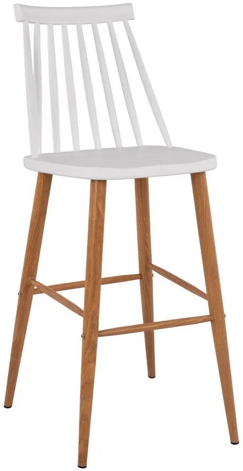 Бар стол Nolan-Бял (4) парчета