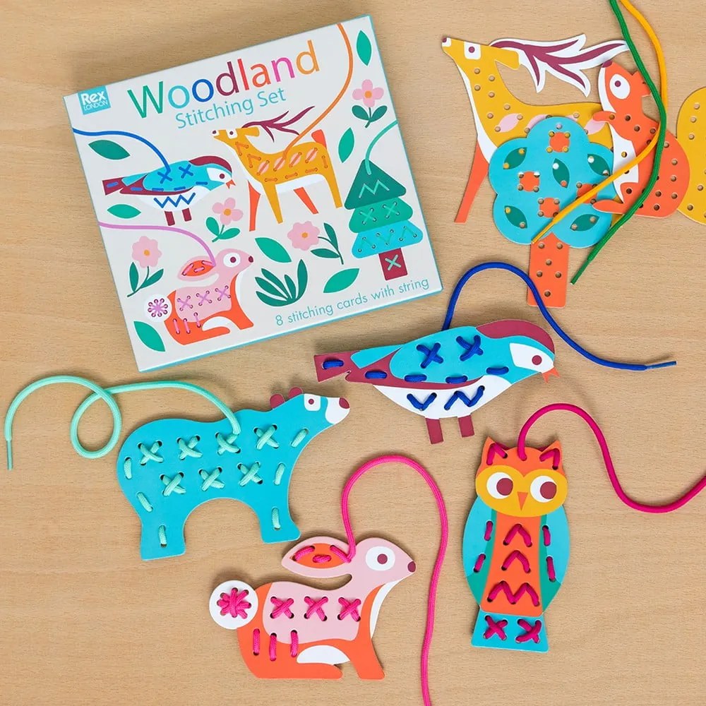 Творчески комплект Stitching set Woodland – Rex London