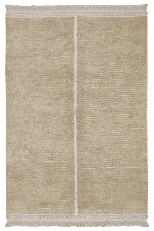 Бежов памучен килим 140x200 cm Duetto Sage – Lorena Canals