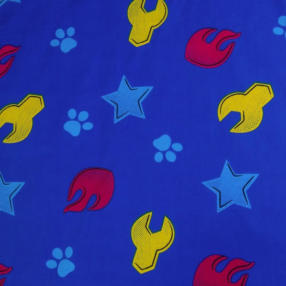 Синьо памучно детско спално бельо за детско креватче 100x135 cm Paw Patrol "Pawsome days ahead" – Jerry Fabrics