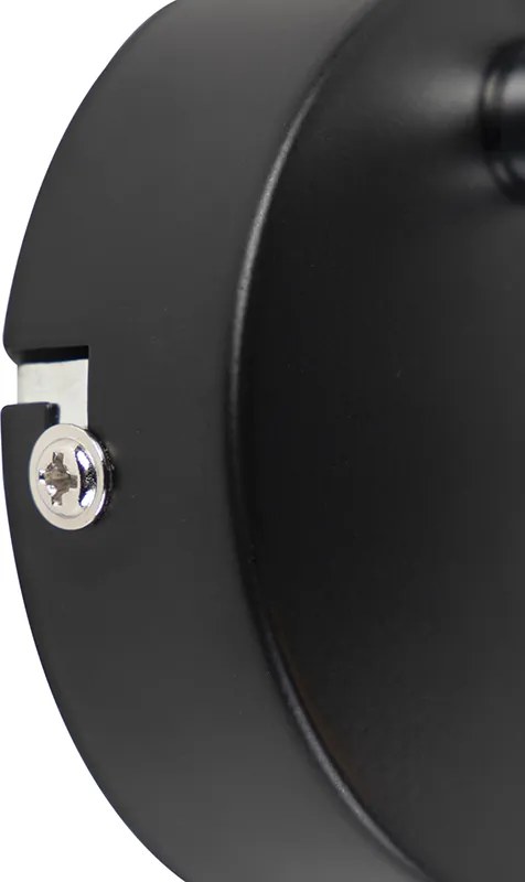 Модерен прожектор 1-светлина черен със златен интериор - Buell Deluxe