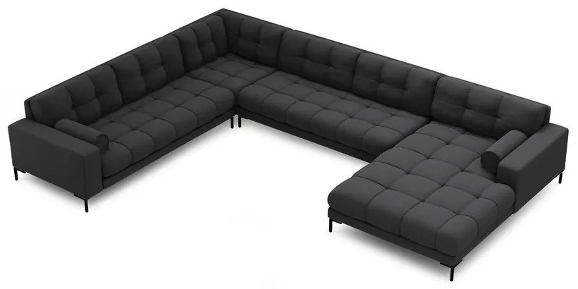 Тъмносив ъглов диван (ляв ъгъл) Bali – Cosmopolitan Design
