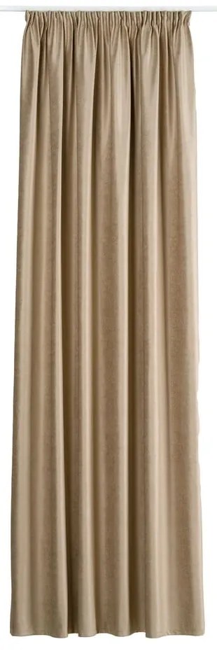 Бежова кадифена завеса 140x260 cm Novara - Mendola Fabrics