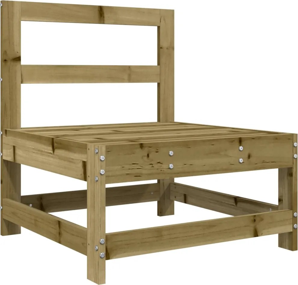 825484 vidaXL Градински средни диван, импрегниран бор