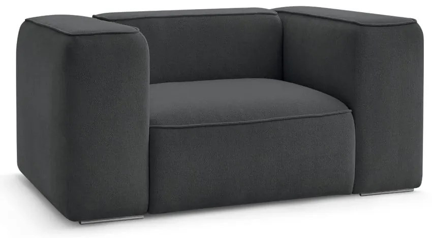 Тъмносиво кресло Zephyr – Bobochic Paris