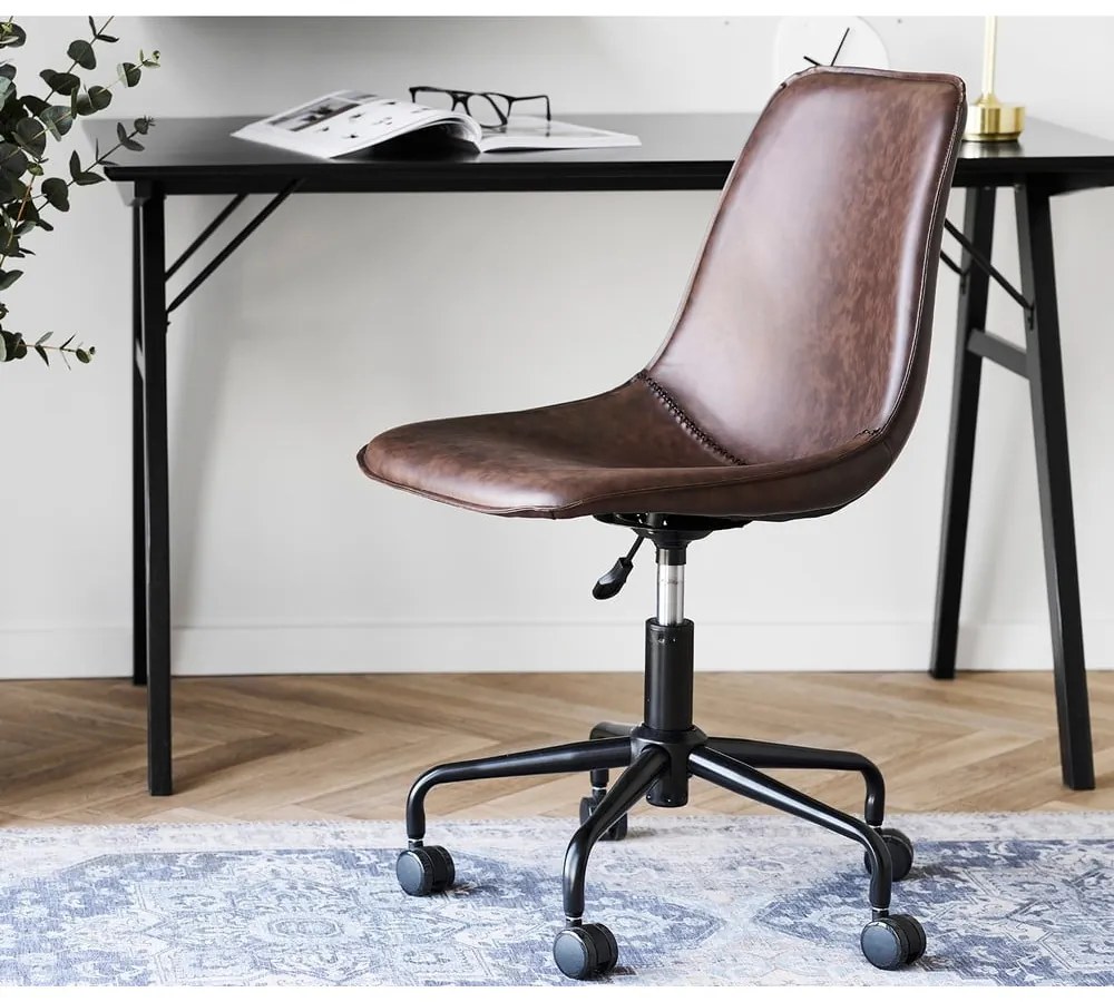 Тъмнокафяв офис стол Monaco – House Nordic