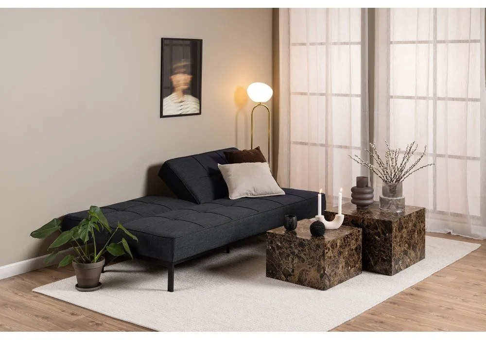 Тъмносив сгъваем диван 198 cm Perugia – Actona