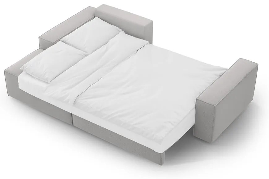 Светлосив разтегателен ъглов диван (ляв ъгъл) Jodie – Micadoni Home