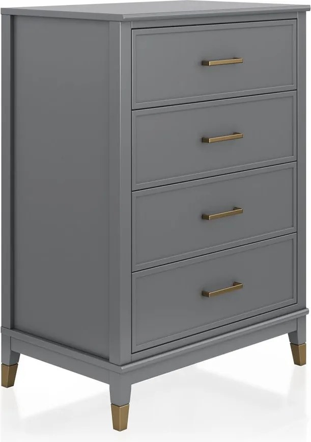 Сив скрин , 75 x 106 cm Westerleigh - CosmoLiving by Cosmopolitan