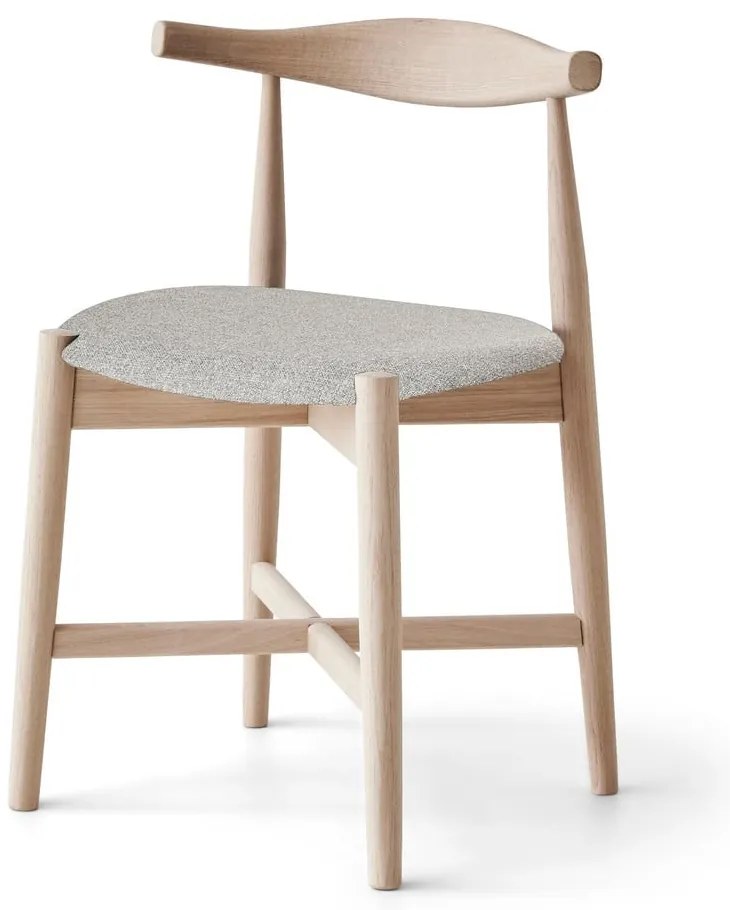 Бежов/естествен трапезен стол от масивен дъб Dora – Hammel Furniture