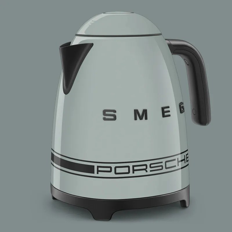 Електрическа кана SMEG Porsche KLF03PSGEU, 2400 W, 1.7 л, 360° основа, Гланцово покритие, Зелен