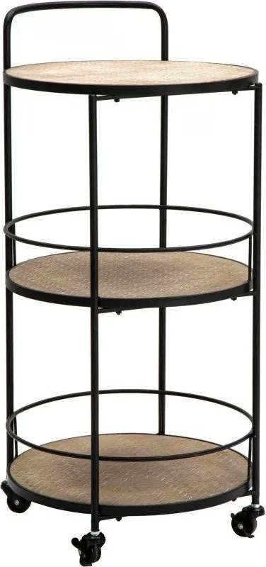 Метална маса за сервиране на колелца 41,5x40 cm Arex – Mauro Ferretti