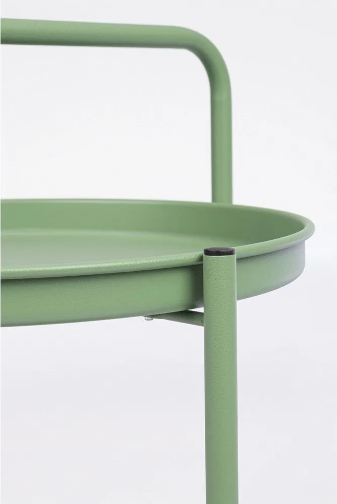 Стоманена маса за сервиране на колелца ø 44,5 cm Austin – Yes Everyday