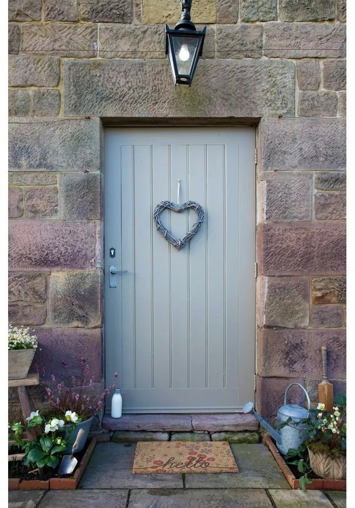 Изтривалка от кокосови влакна 40x60 cm Hello Scribbly Floral – Artsy Doormats