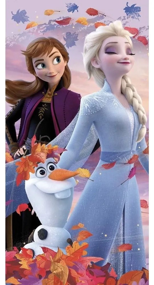 Памучна детска кърпа 70x140 cm Frozen "Nature Spell" – Jerry Fabrics