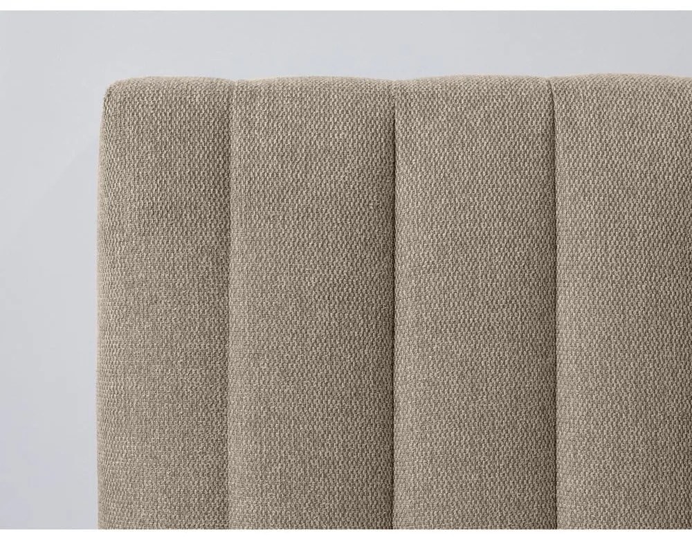 Бежово/натурално двойно легло с решетка 180x200 cm Oceane - Bobochic Paris