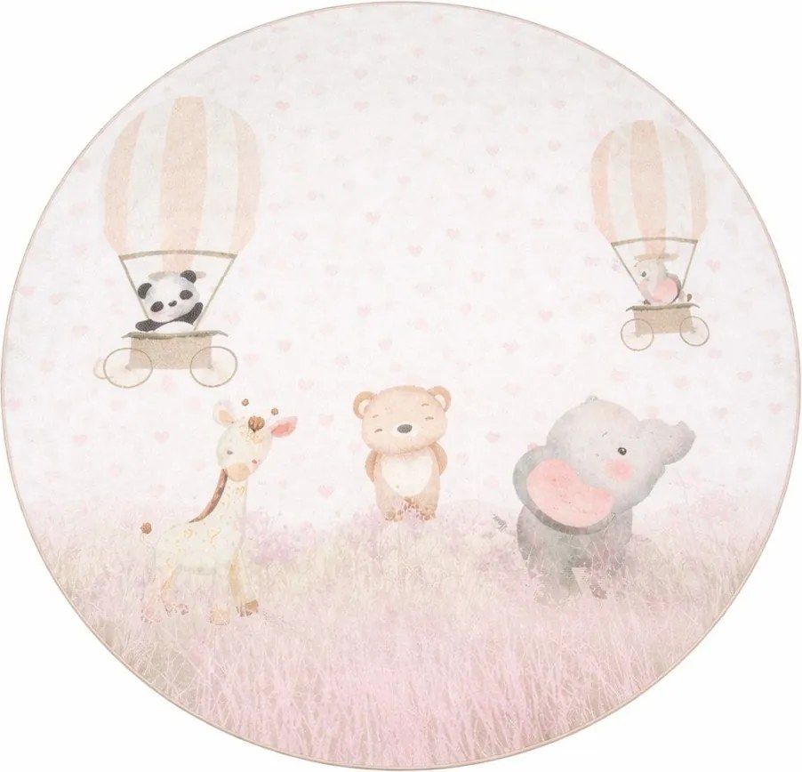 Детски килим подходящ за пране ø150 cm Dainty Animals – Mila Home