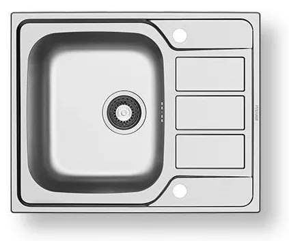 Pyramis 100187101 - Мивка ATHENA 62x50 см сатен