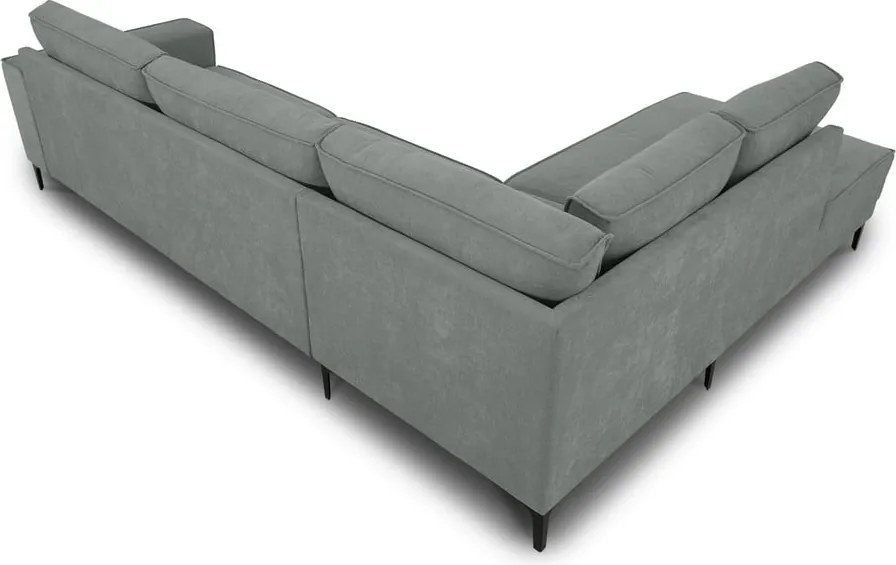 Тъмносив ъглов диван (ляв ъгъл) Copenhagen – Scandic