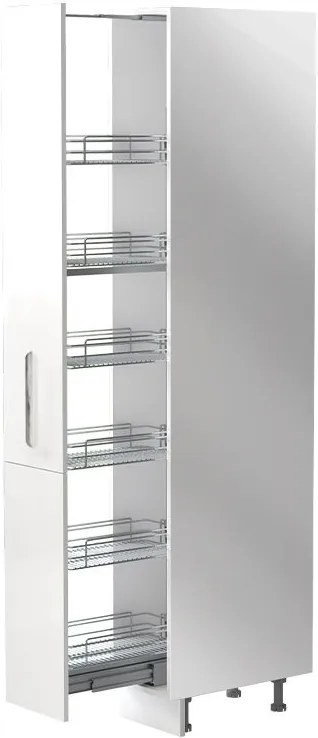 Висок подов шкаф Raval K21-30-1KZ-White glossy