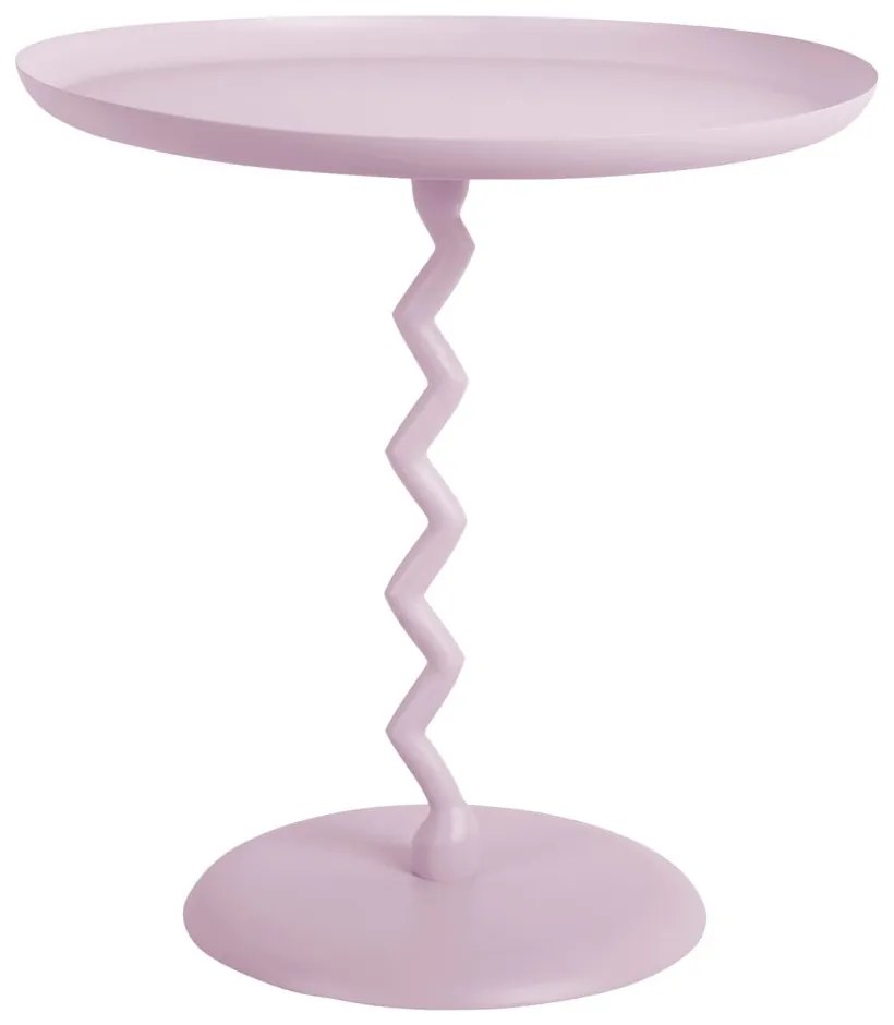 Метална кръгла странична масичка ø 40 cm Zig Zag – Leitmotiv