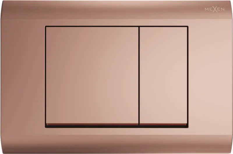 Mexen Fenix 01 бутон за измиване, розово злато - 600105