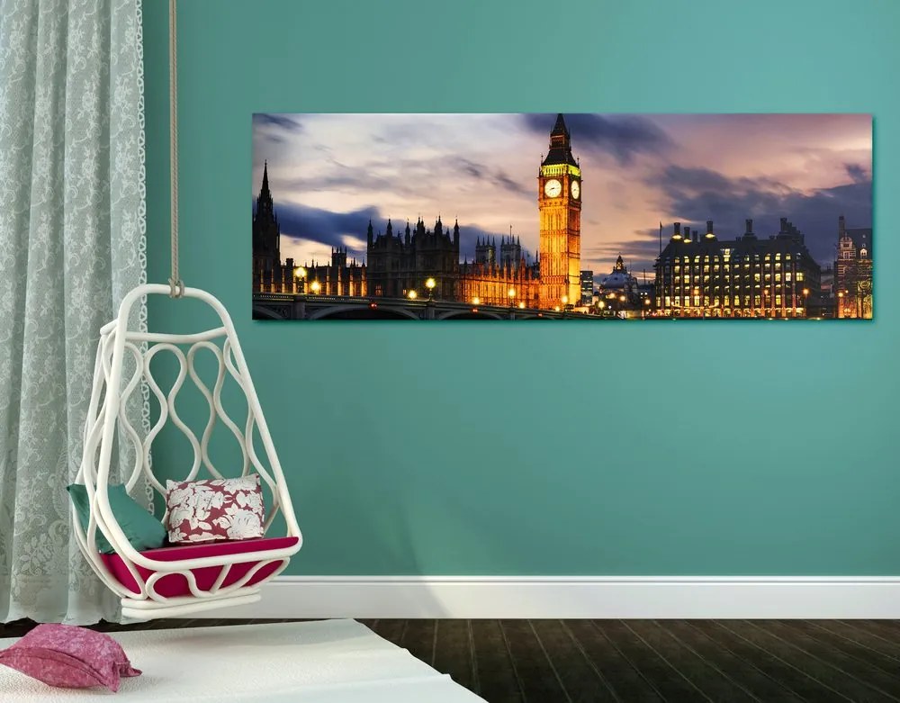 Картина на платно – Нощен Big Ben в Лондон