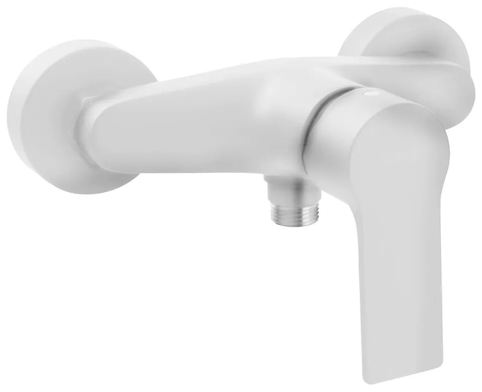 Бяла стенна душ батерия (1 изход) Pax – Sapho