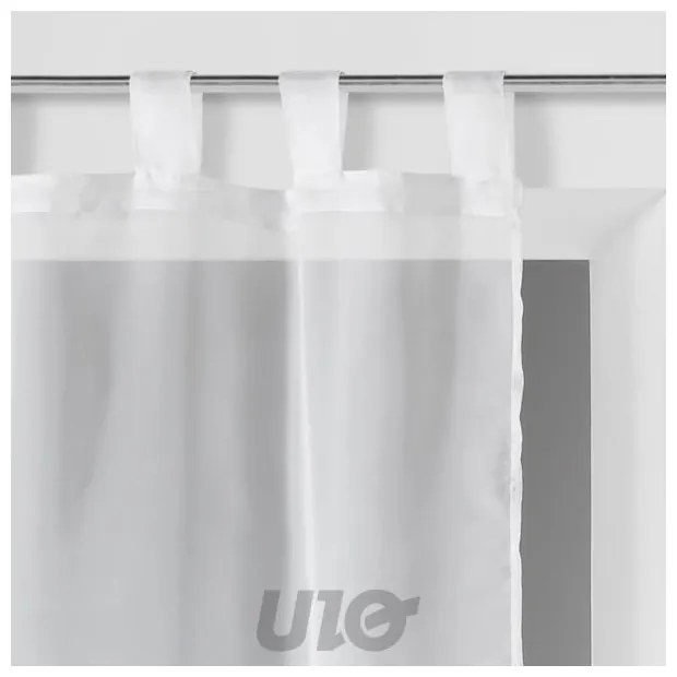 Бели завеси в комплект от 2 бр. 60x90 cm Voiline – douceur d'intérieur