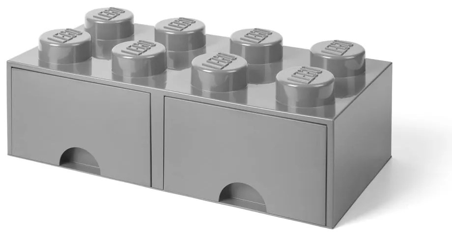Сива кутия за съхранение с две чекмеджета - LEGO®