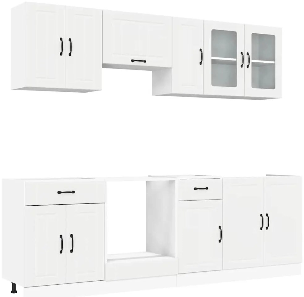 3314831 vidaXL Комплект кухненски шкафове от 8 части Kalmar, инженерно дърво