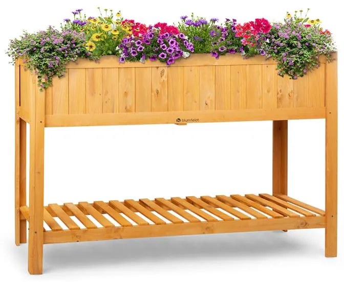 Blumfeldt Altiplano Cubic, повдигната леха, 150 x 100 x 50 cm, градински текстил, ErgoGrow