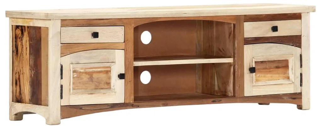 282729 vidaXL ТВ шкаф, 120x30x40 cм, регенерирано дърво масив
