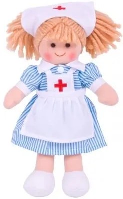 Bigjigs - Детска кукла - Медицинската сестра Нанси
