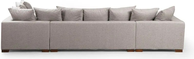 Светлосив ъглов диван (U-образен) Colorado - Balcab Home