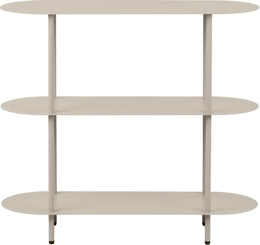 Бежов метален стелаж 90x81x31 cm Rieti – House Nordic