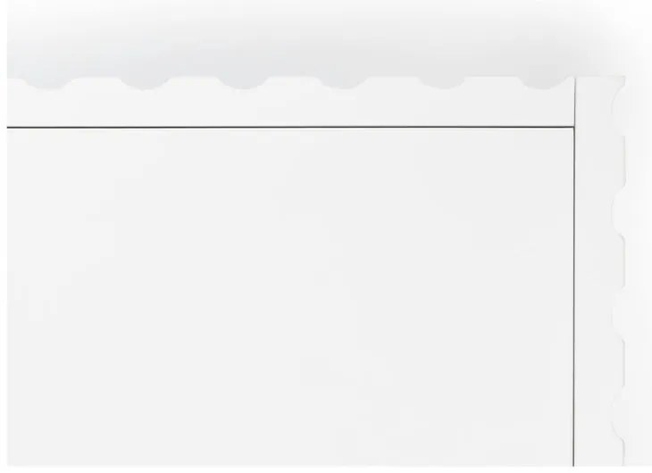 Бял скрин за телевизор Doric - Teulat